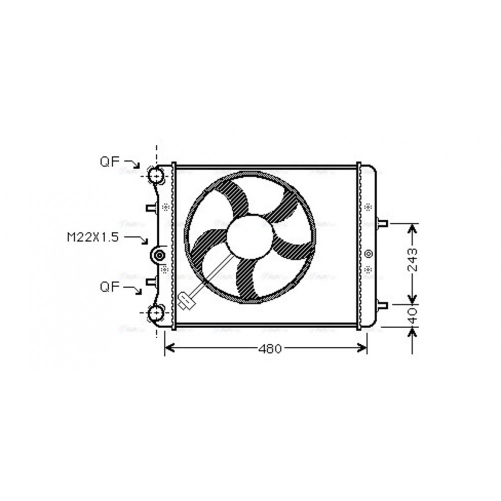 Image for AVA Cooling - Radiator