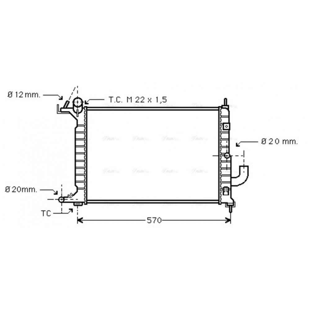 Image for AVA Cooling - Radiator