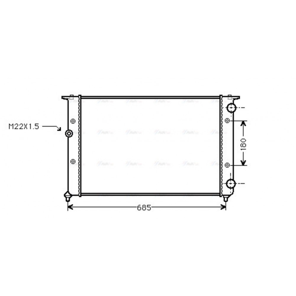 Image for AVA Cooling - Radiator