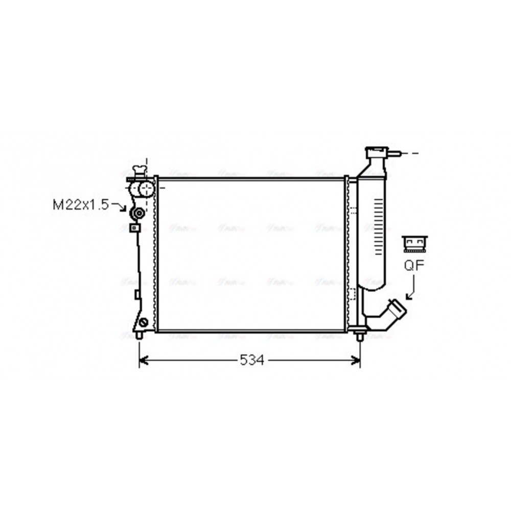 Image for AVA Cooling - Radiator