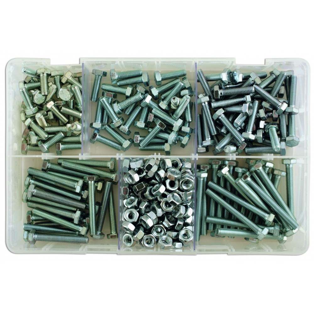 Image for Connect 35010 Assorted M6 Setscrews & Nuts Box Qty 295