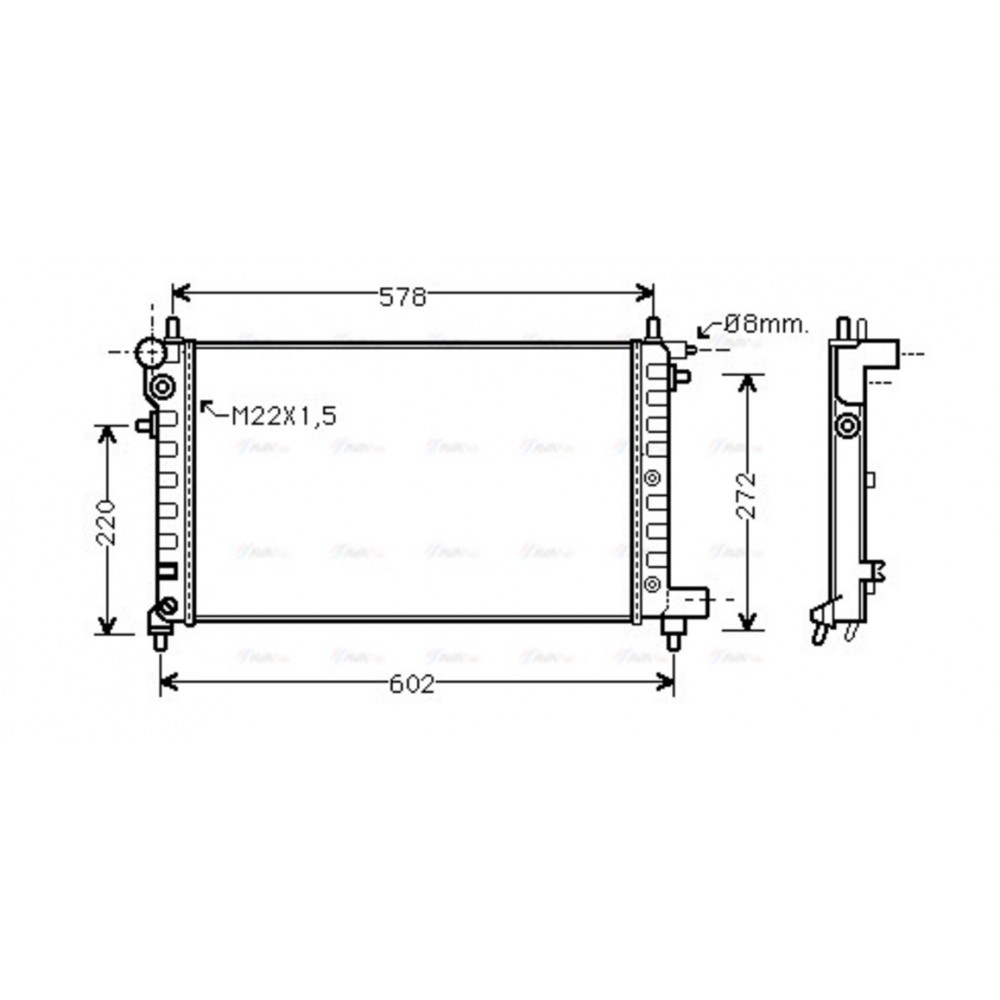 Image for AVA Cooling - Radiator