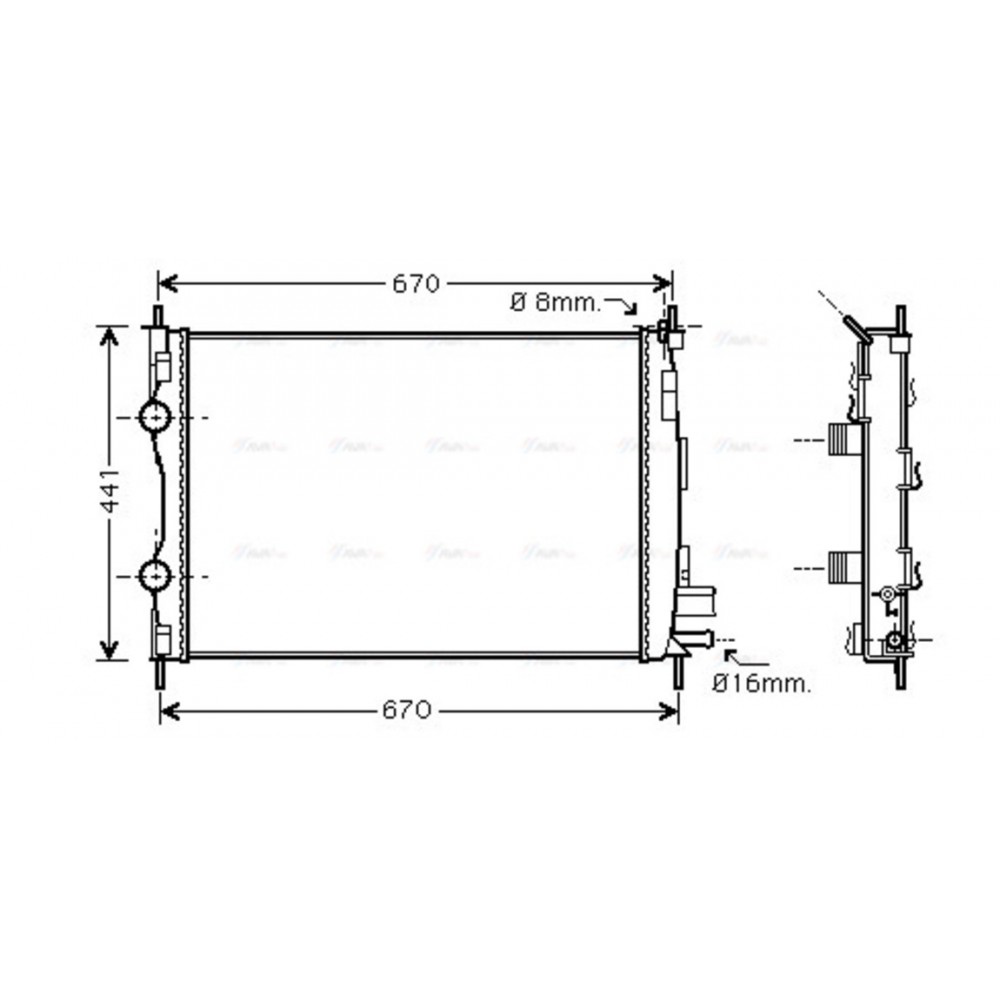 Image for AVA Cooling - Radiator