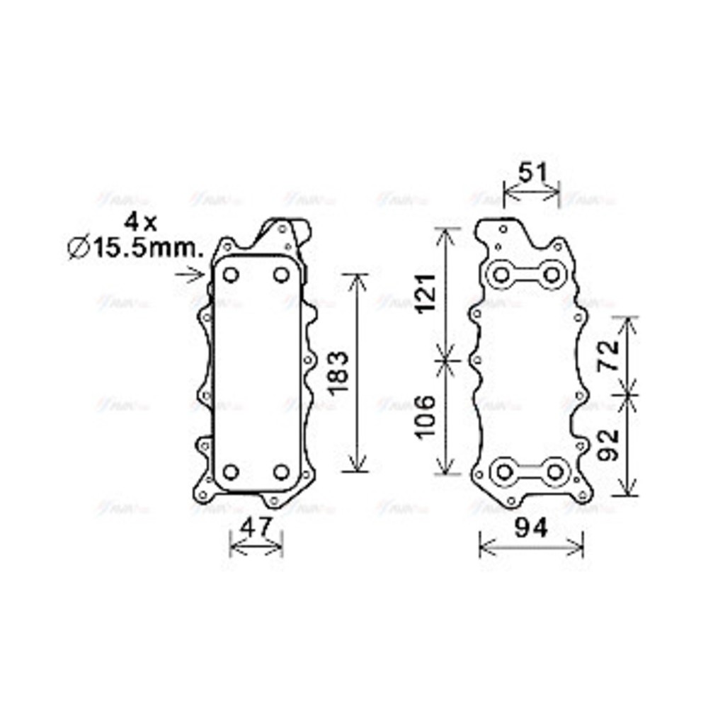 Image for AVA Cooling - Oil Cooler