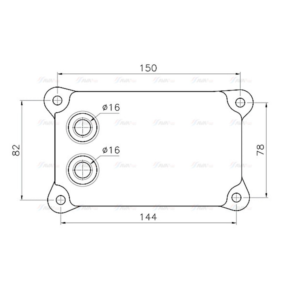 Image for AVA Cooling - Oil Cooler