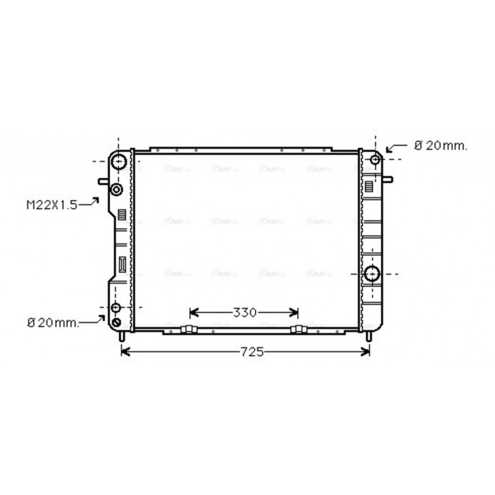 Image for AVA Cooling - Radiator