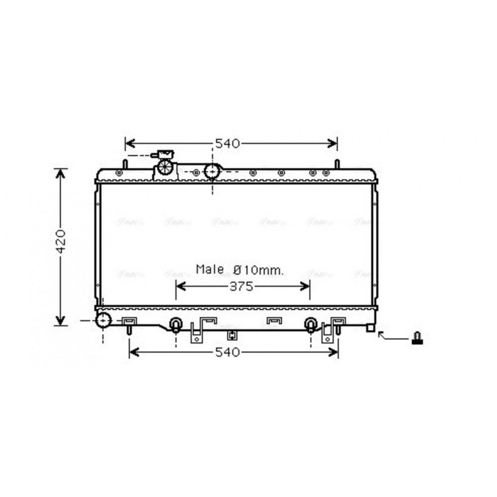 Image for AVA Cooling - Radiator