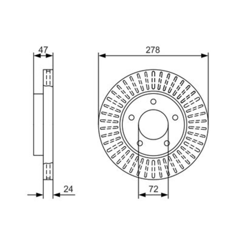 Image for Bosch Brake disc BD2124