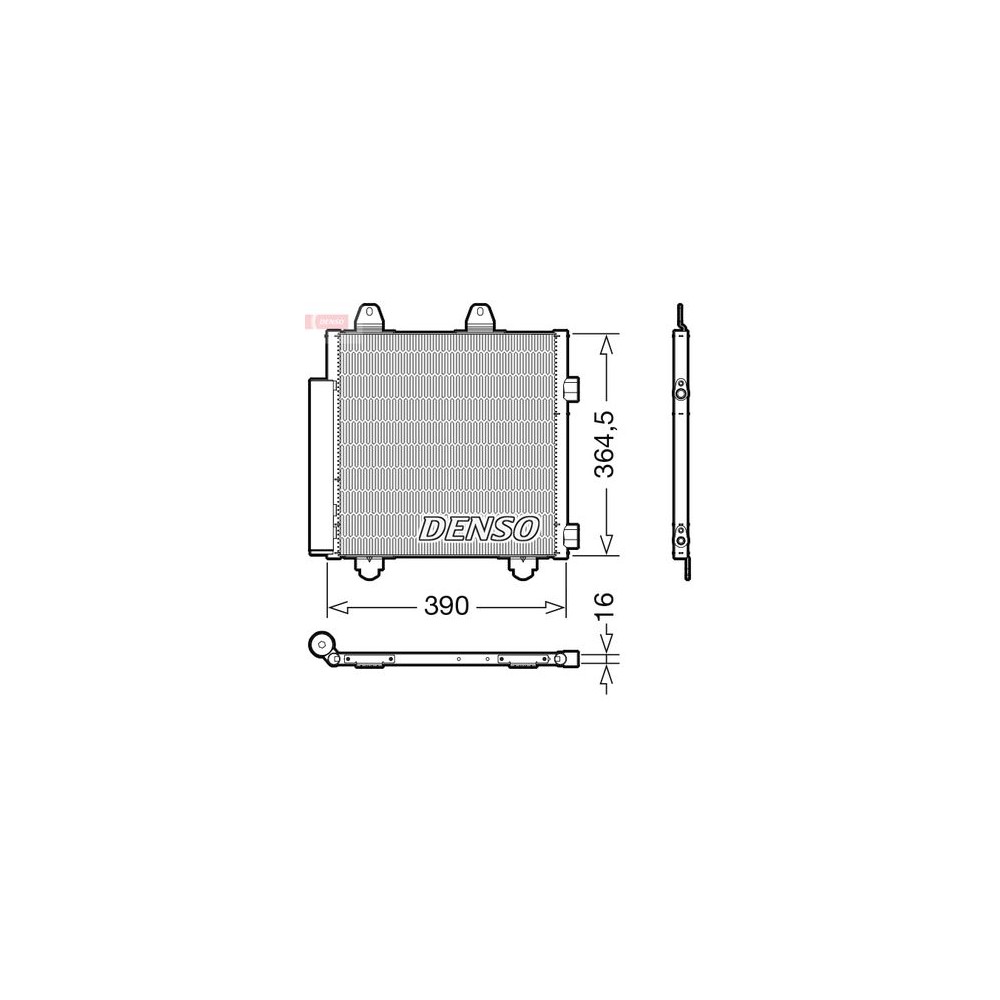 Image for Denso Condenser DCN21033