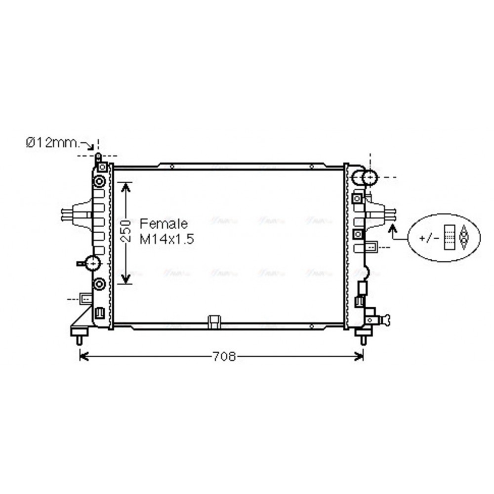 Image for AVA Cooling - Radiator