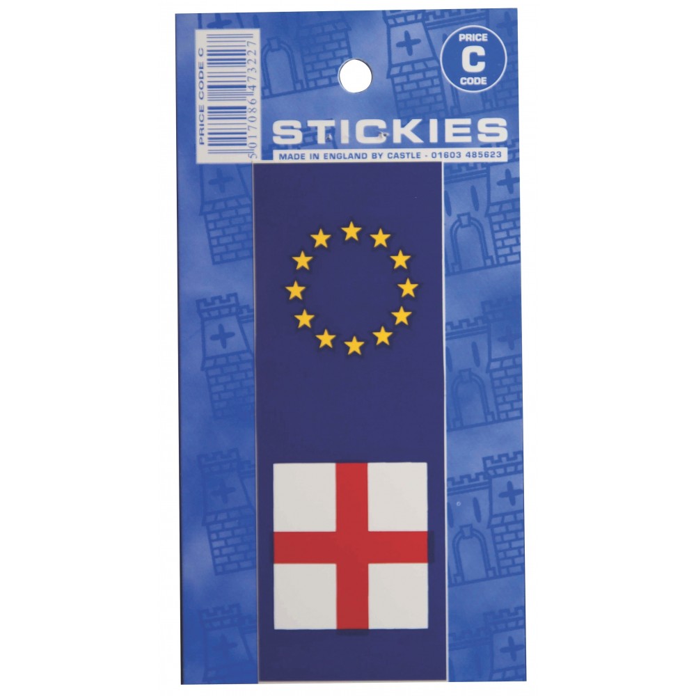 Image for Castle V371 Europlate St George C Code Stickers