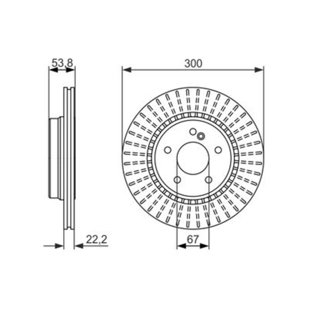 Image for Bosch Brake disc BD1497