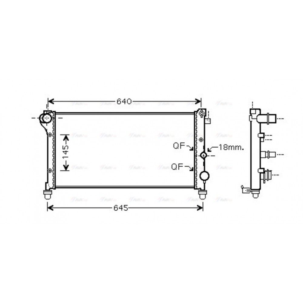 Image for AVA Cooling - Radiator