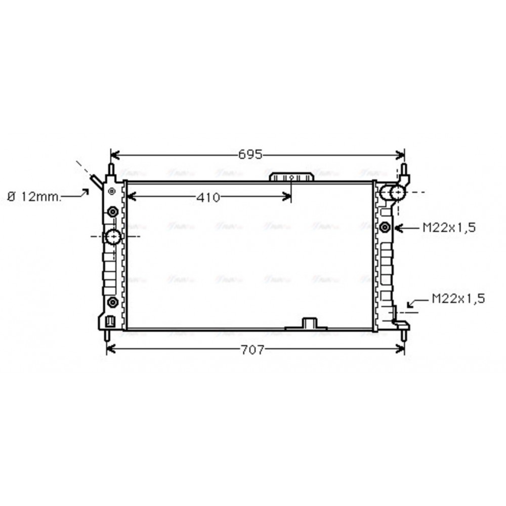 Image for AVA Cooling - Radiator