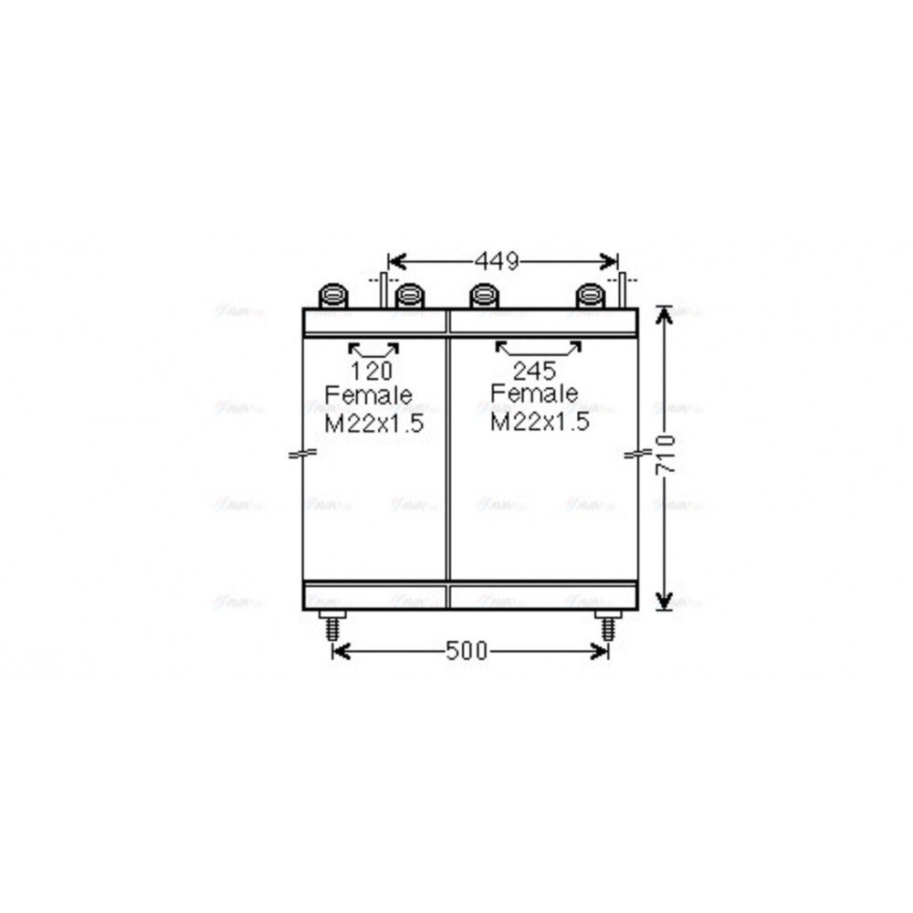 Image for AVA Cooling - Oil Cooler