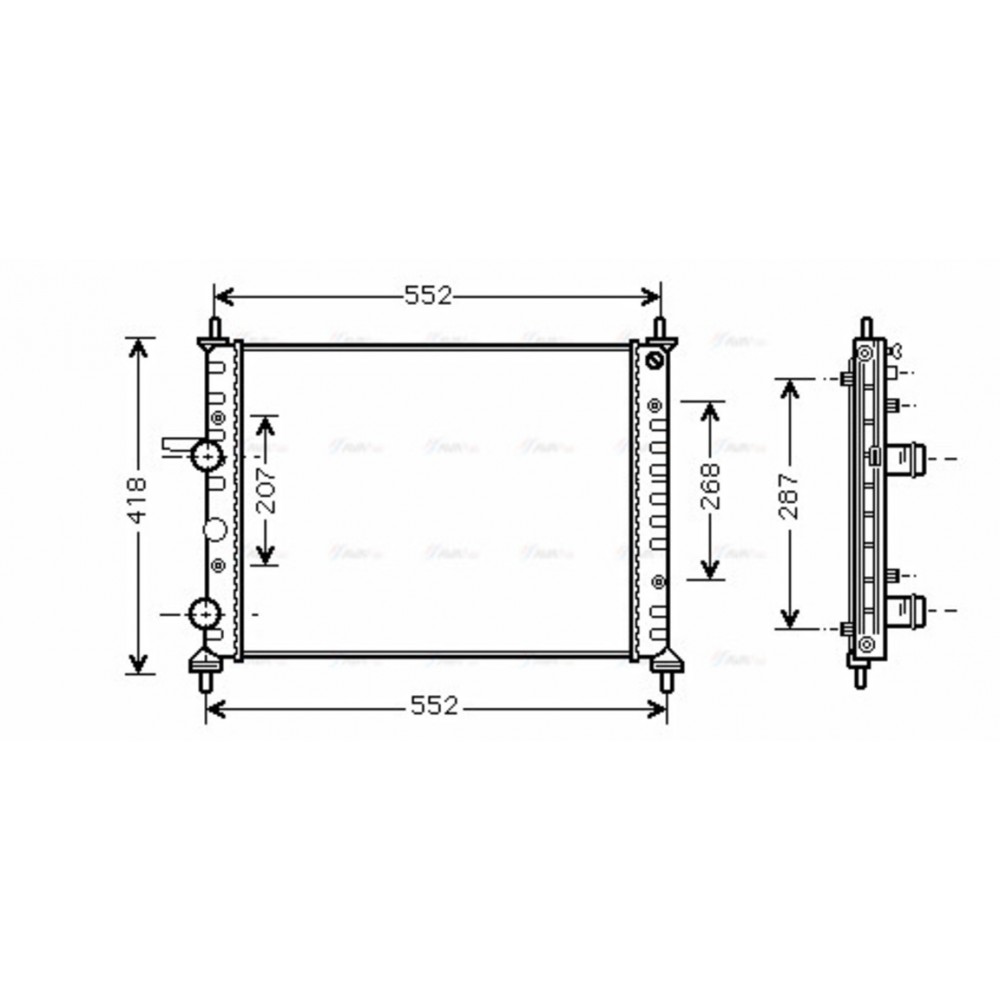 Image for AVA Cooling - Radiator