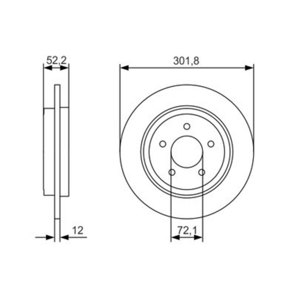 Image for Bosch Brake disc BD2125