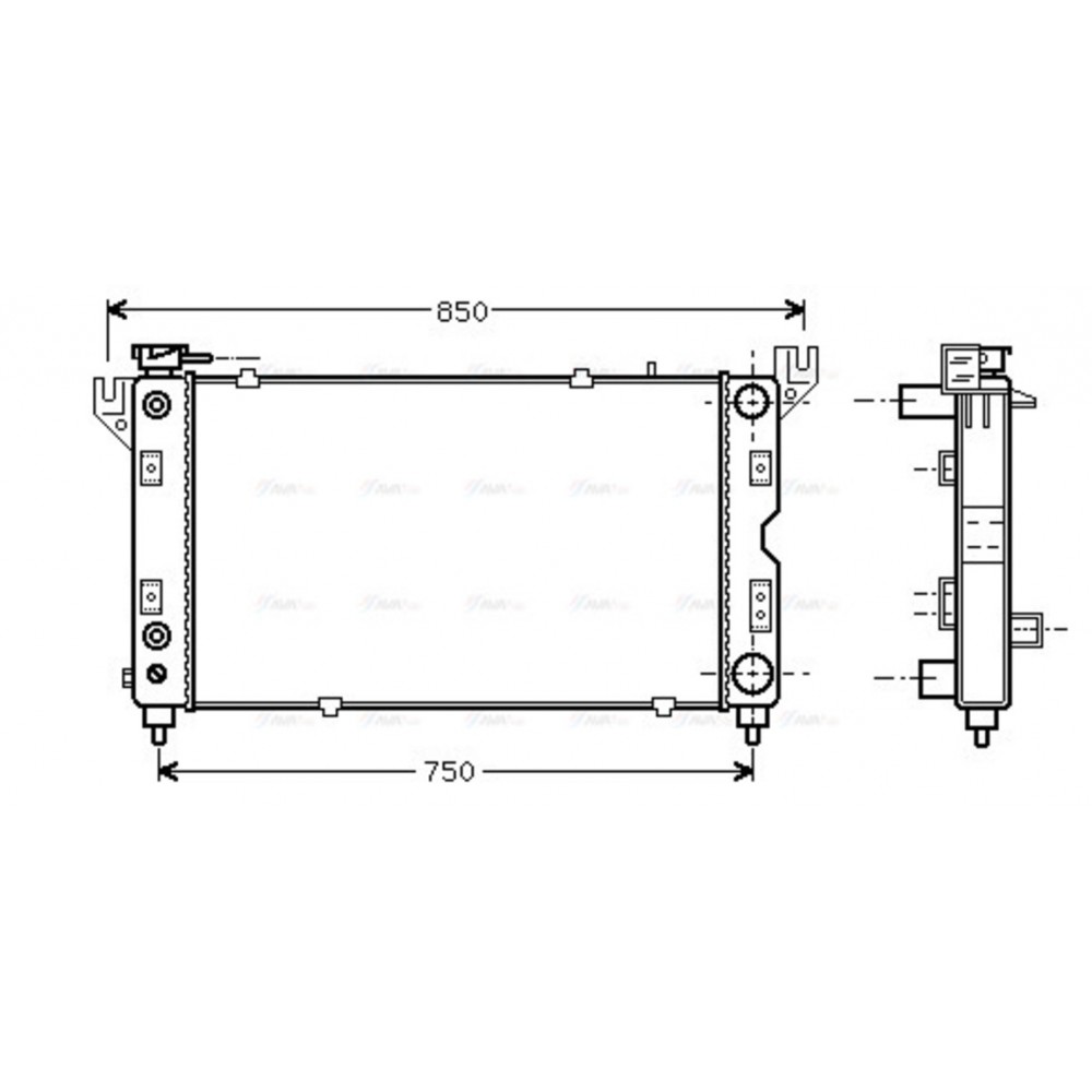 Image for AVA Cooling - Radiator