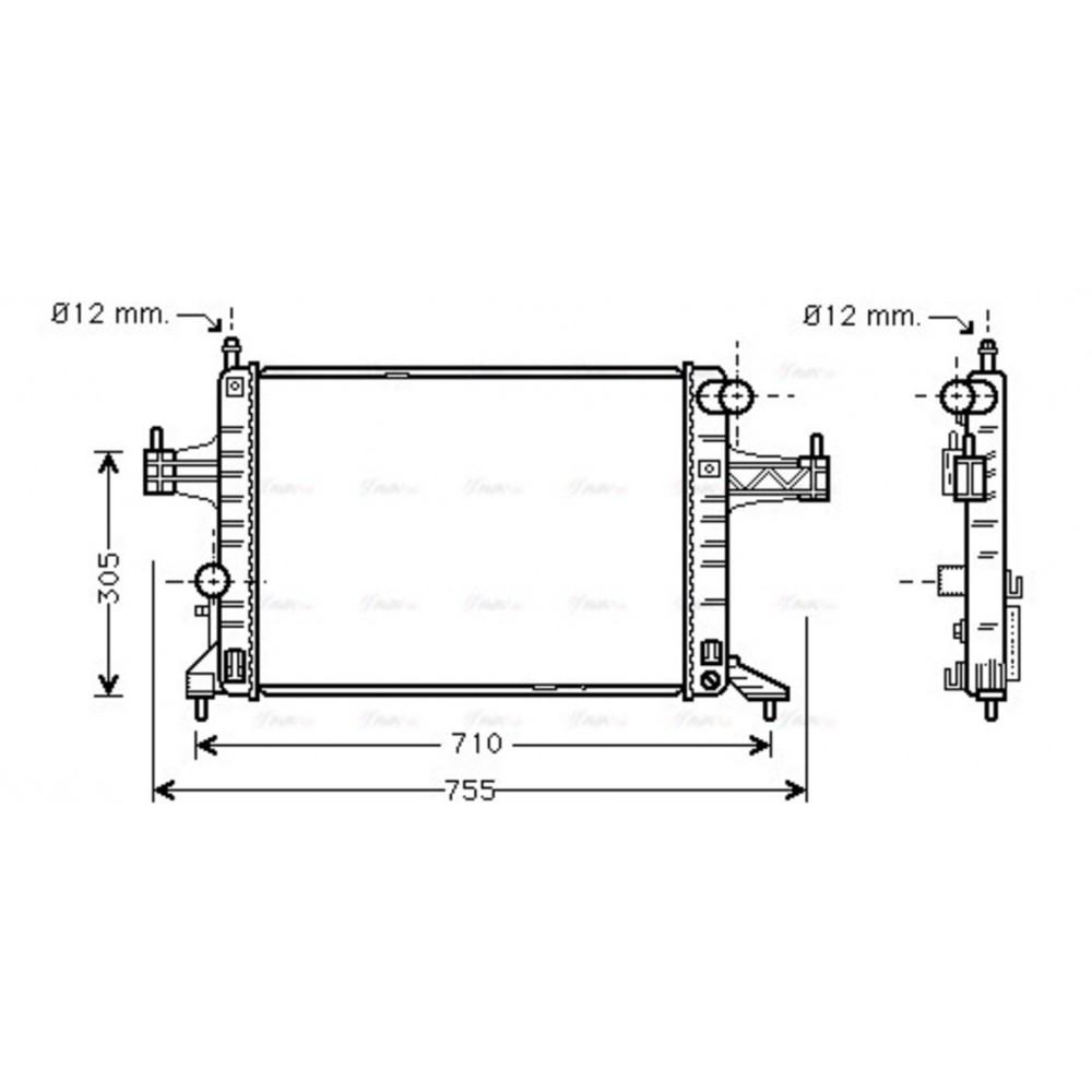 Image for AVA Cooling - Radiator