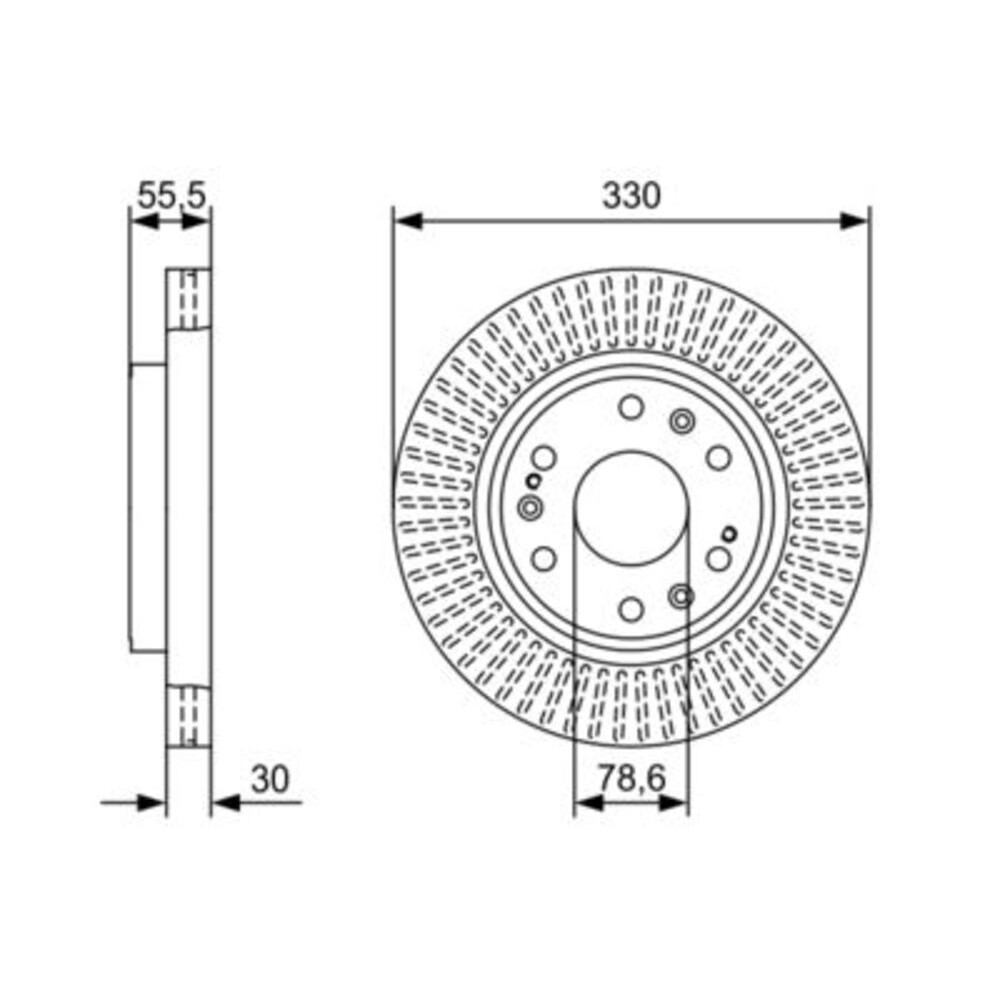 Image for Bosch Brake disc BD2587