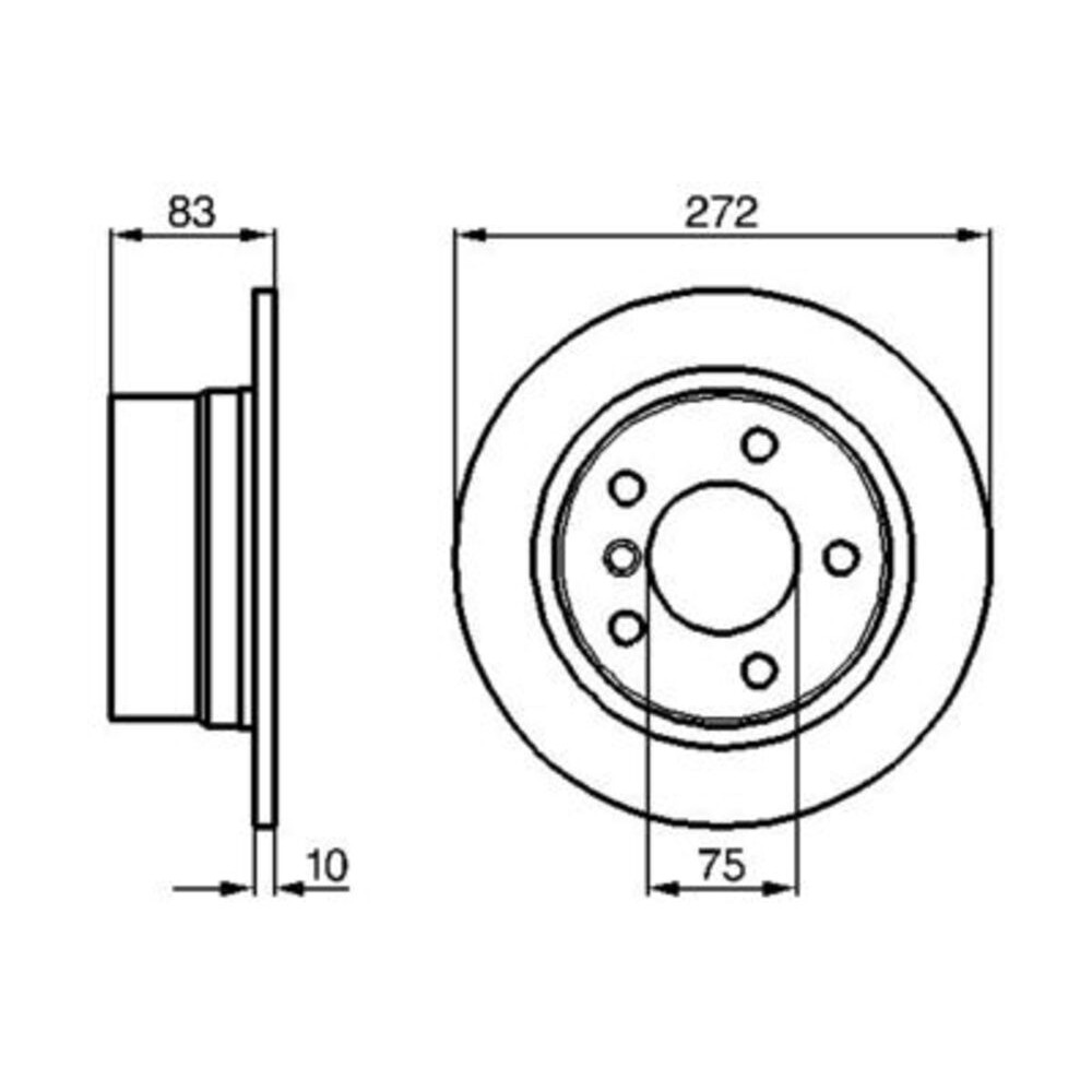 Image for Bosch Brake disc BD370