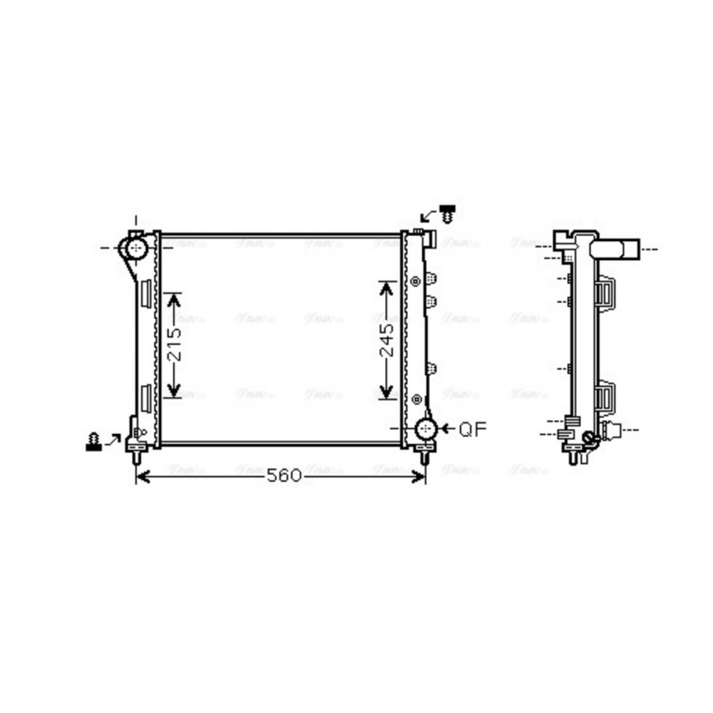 Image for AVA Cooling - Radiator