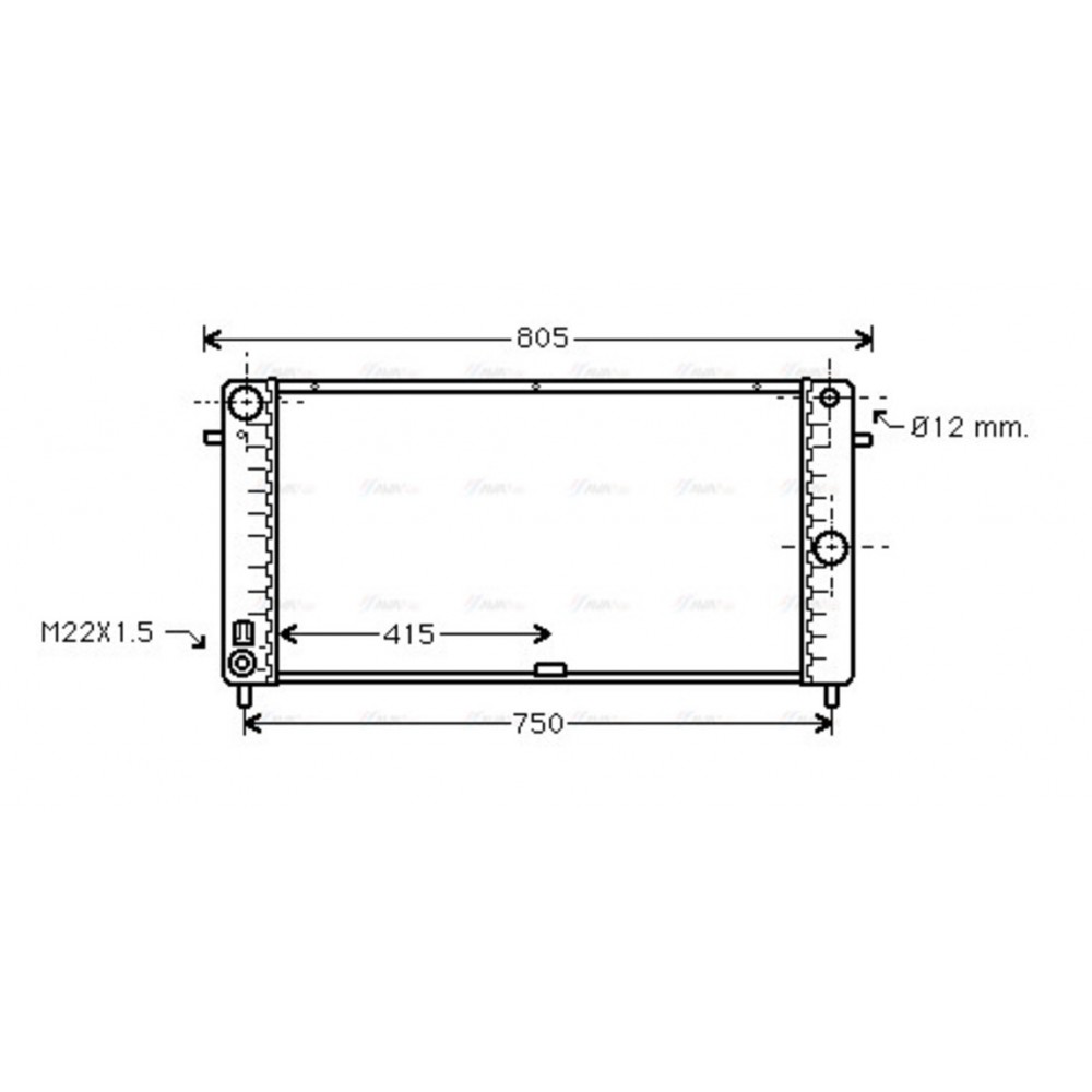 Image for AVA Cooling - Radiator