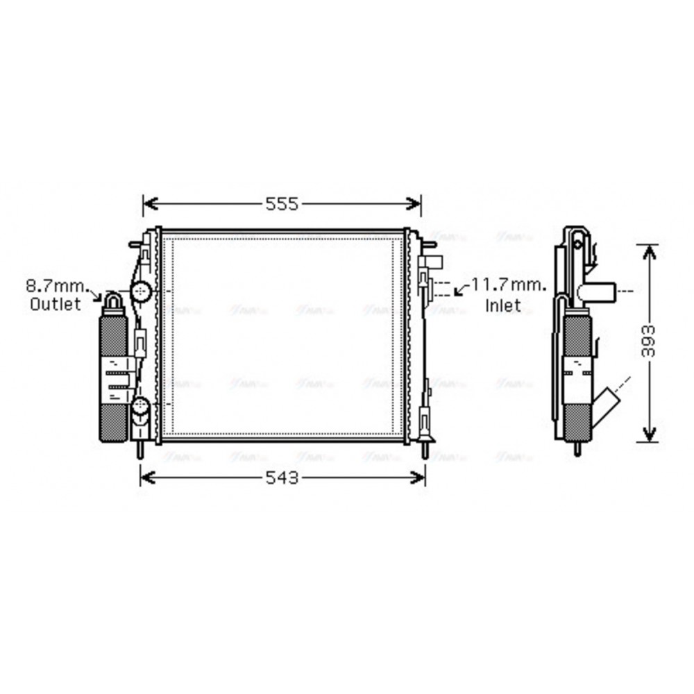 Image for AVA Cooling - Radiator