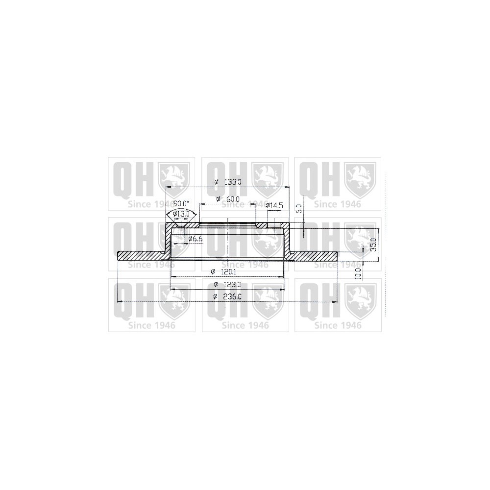 Image for QH BDC3240 Brake Disc