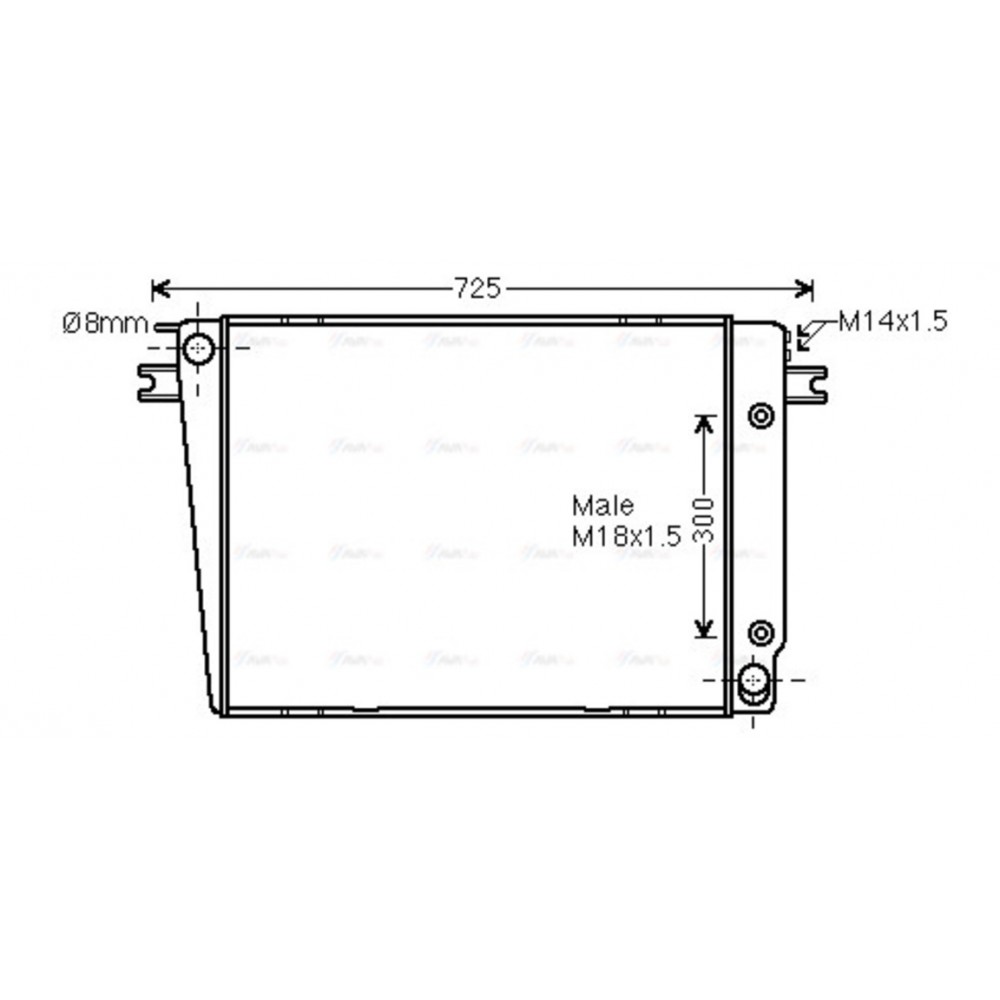 Image for AVA Cooling - Radiator