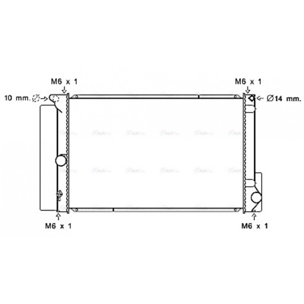 Image for AVA Cooling - Radiator