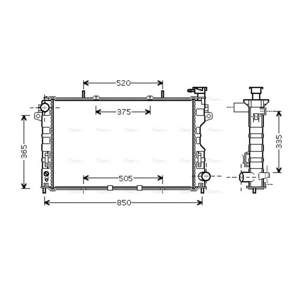 Image for AVA Cooling - Radiator