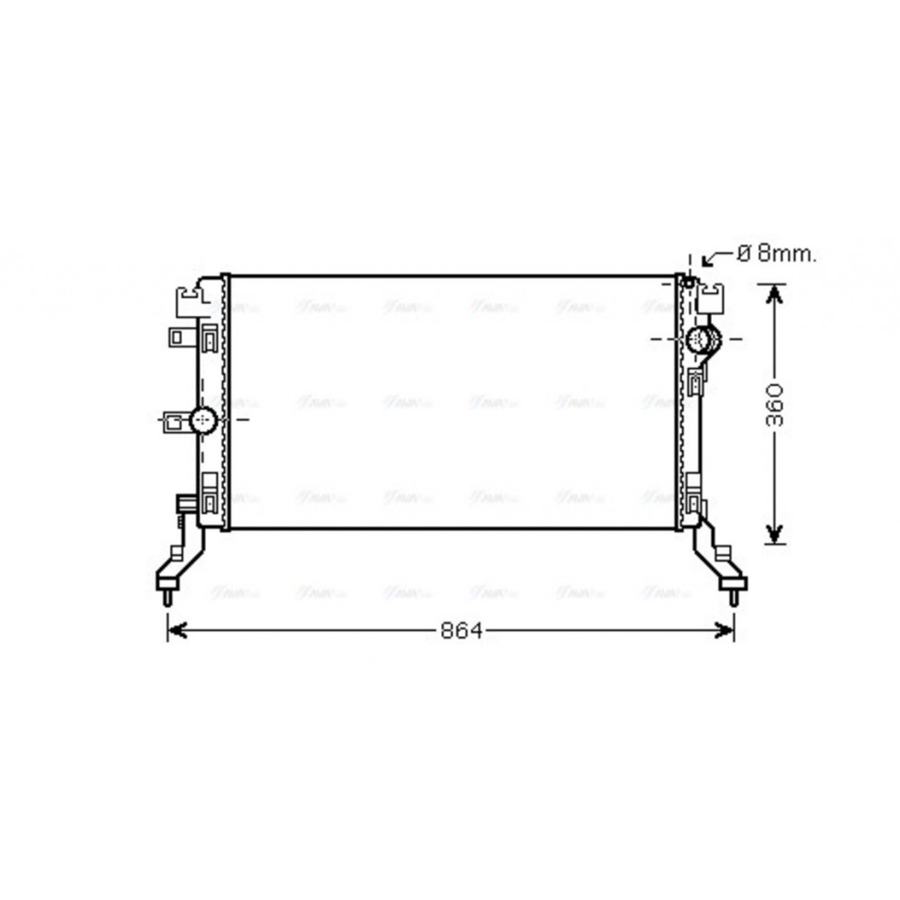 Image for AVA Cooling - Radiator