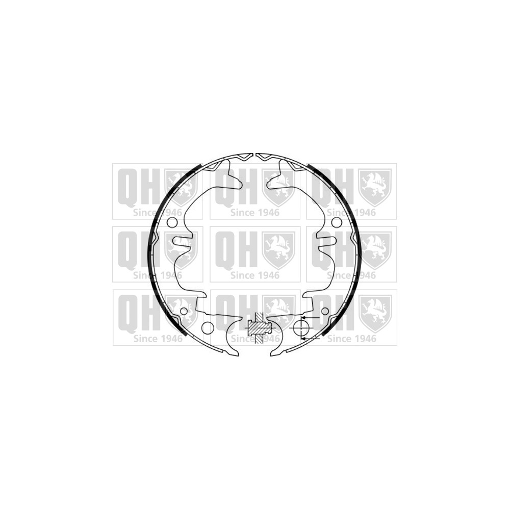 Image for QH BS1133 Brake Shoes