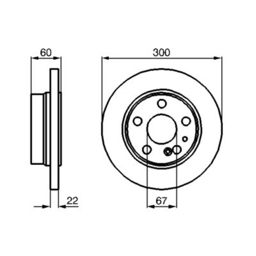 Image for Bosch Brake disc BD488