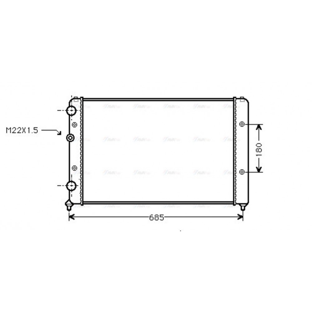 Image for AVA Cooling - Radiator