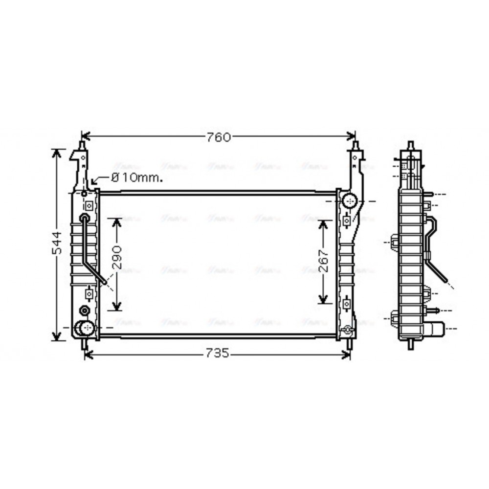 Image for AVA Cooling - Radiator