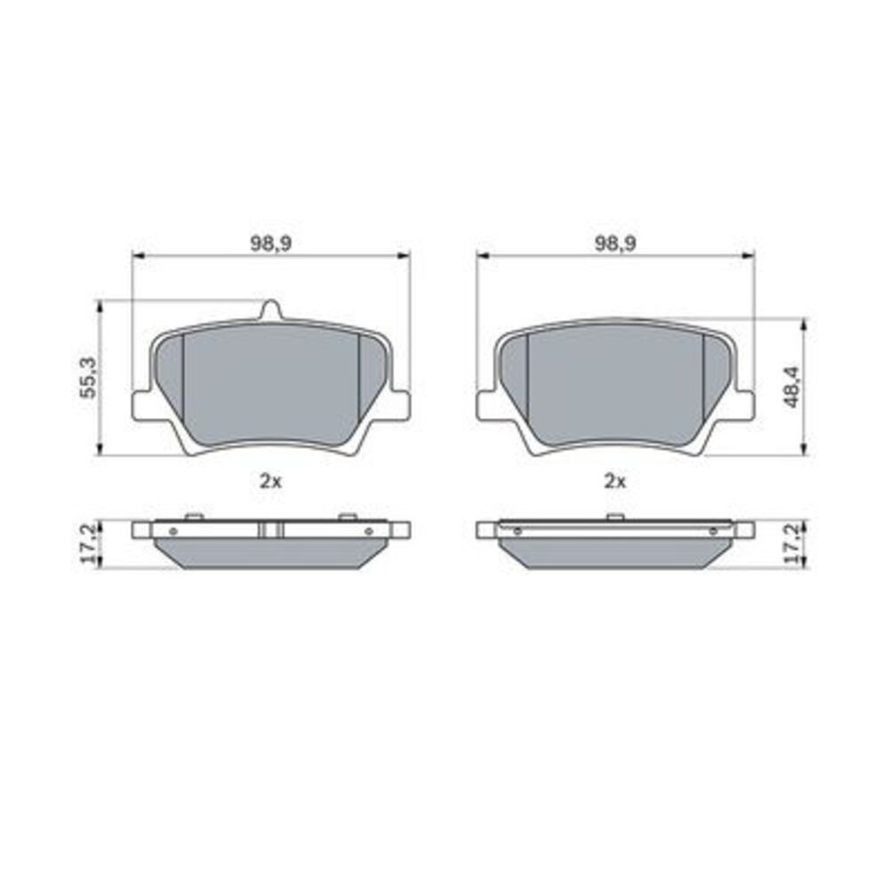 Image for Bosch Brake lining BP2618