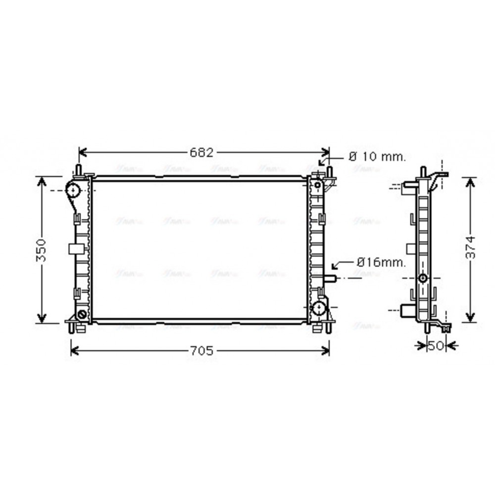 Image for AVA Cooling - Radiator