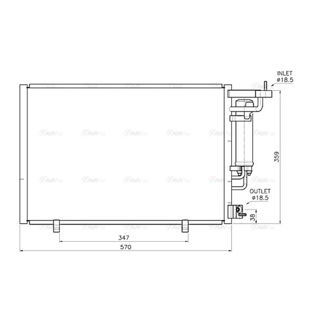 Image for AVA Cooling - Condenser