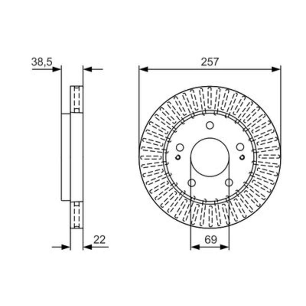 Image for Bosch Brake disc BD2331