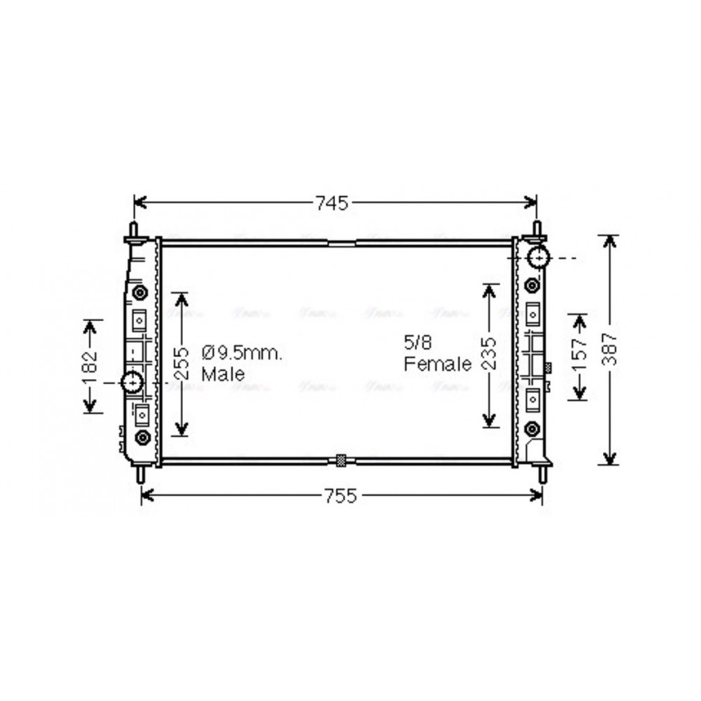 Image for AVA Cooling - Radiator