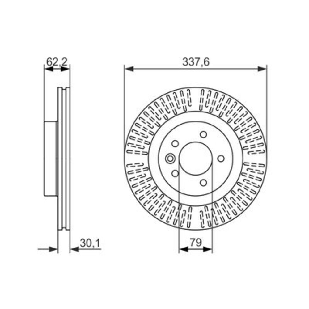 Image for Bosch Brake disc BD1538