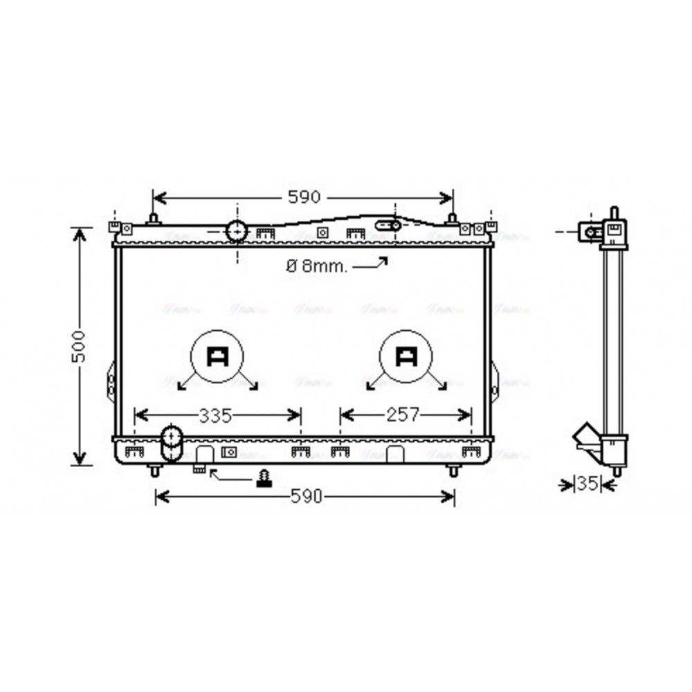 Image for AVA Cooling - Radiator