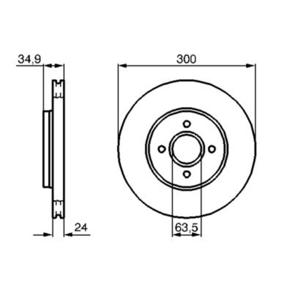 Image for Bosch Brake disc BD930