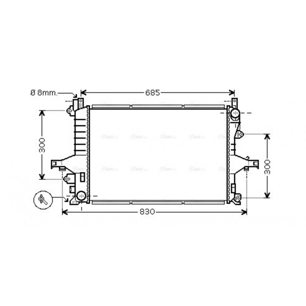 Image for AVA Cooling - Radiator