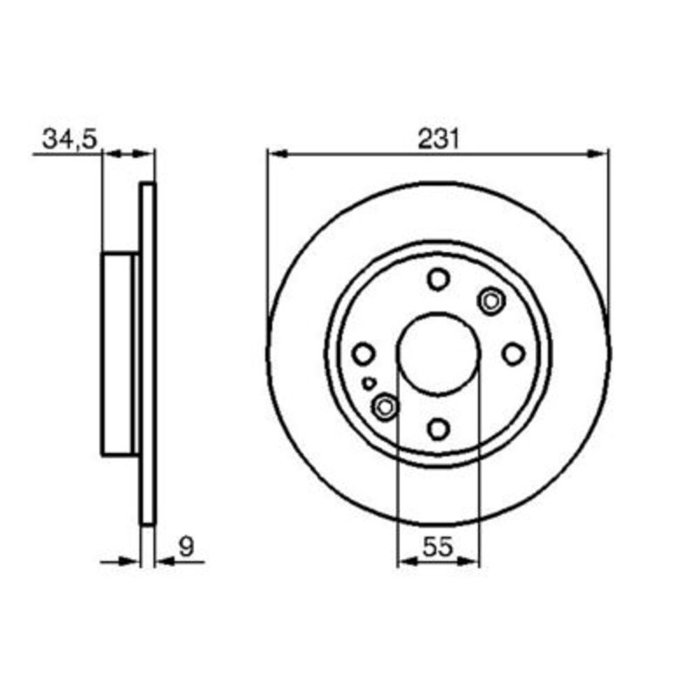 Image for Bosch Brake disc BD194