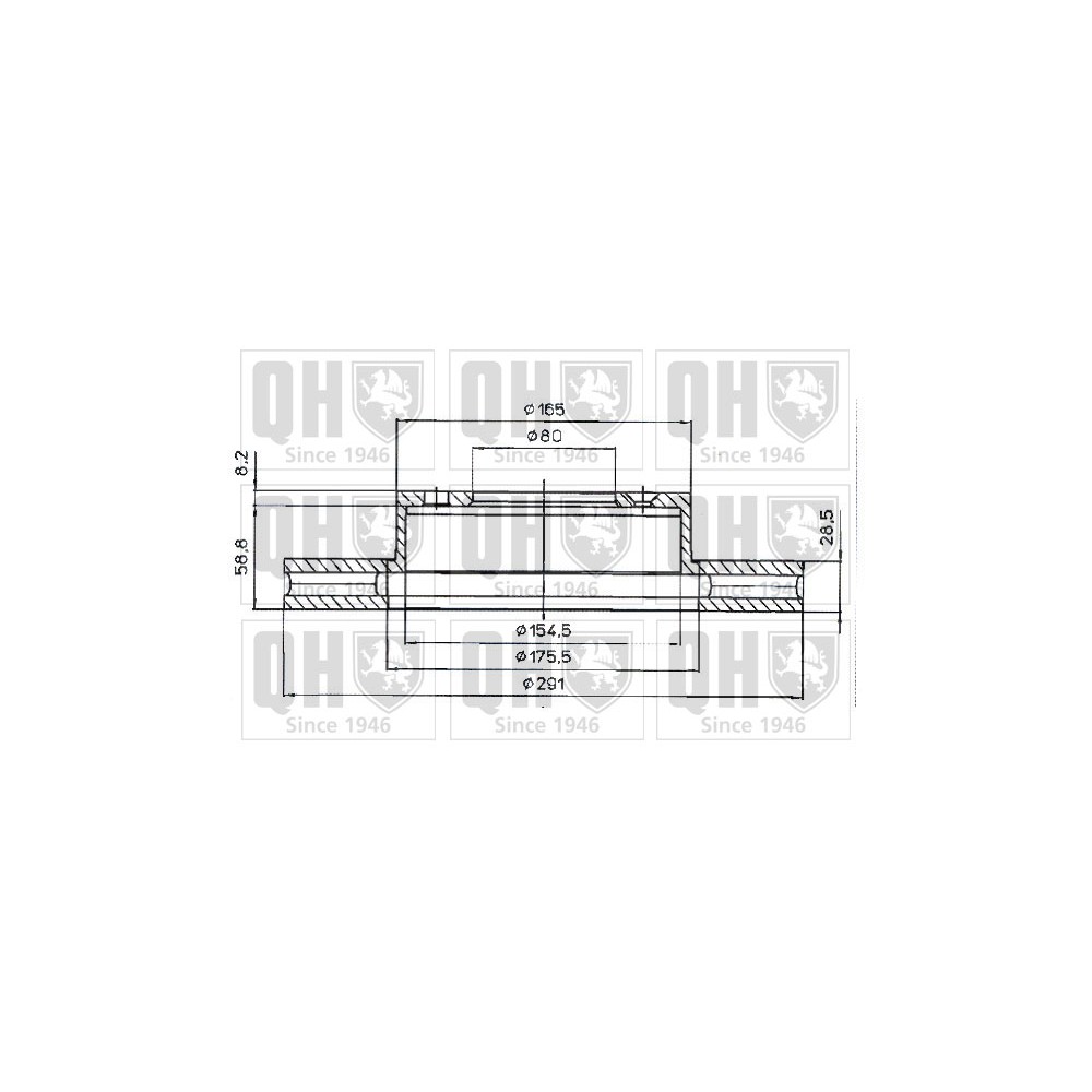 Image for QH BDC3830 Brake Disc