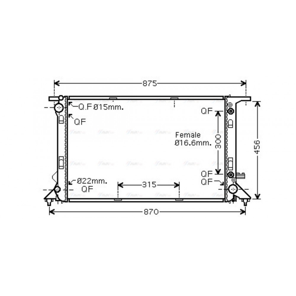 Image for AVA Cooling - Radiator