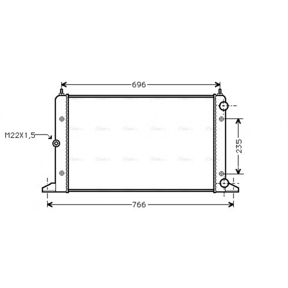 Image for AVA Cooling - Radiator